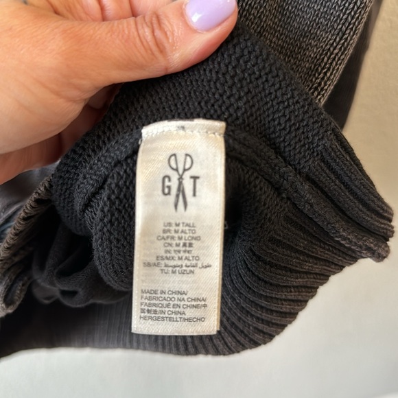 Goodthreads 100% Cotton Cardigan Sweater Size Medium Tall - Picture 4 of 5